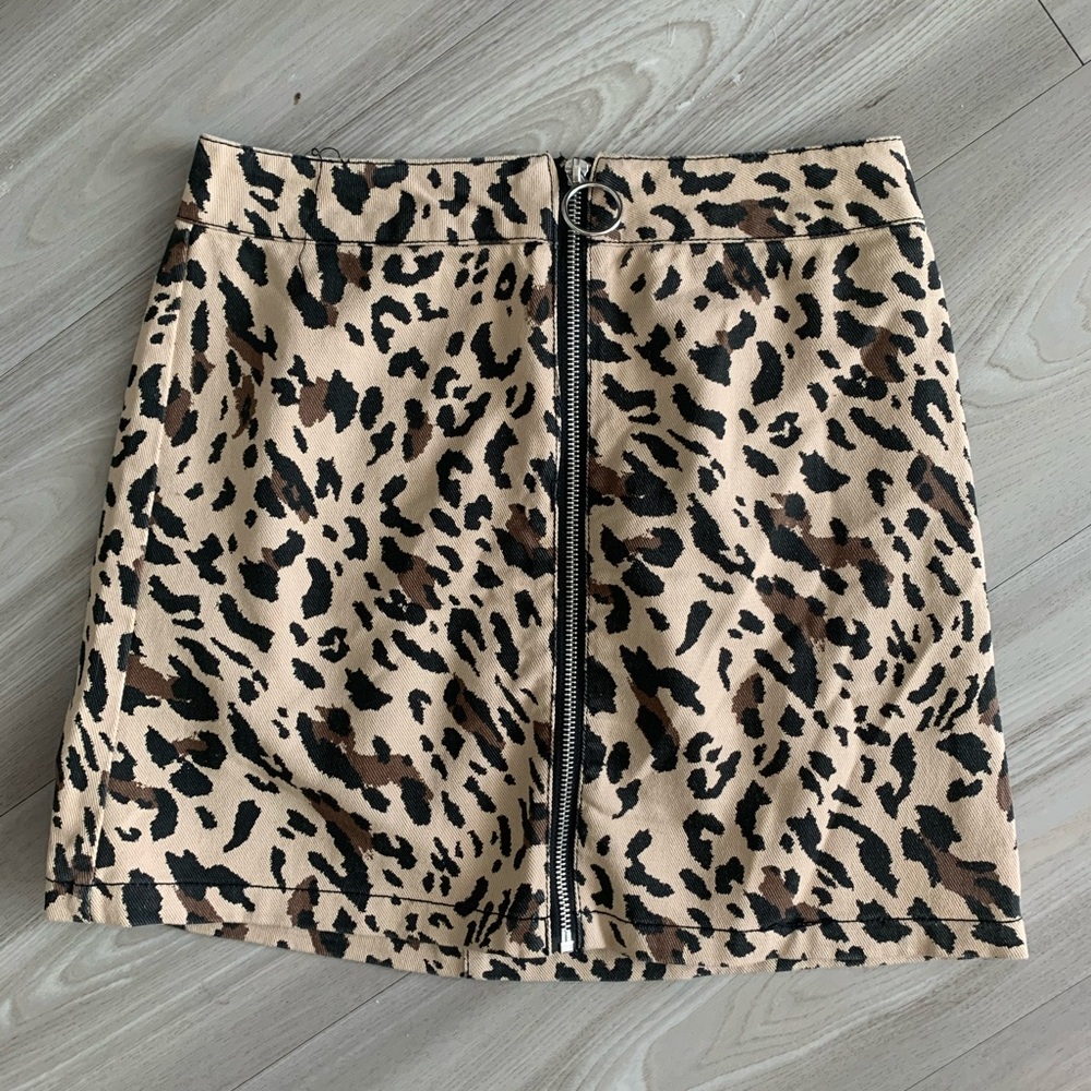 Cheetah Print Skirt